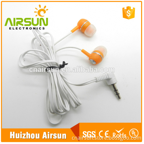 Customized Color Stereo Wired Earbud Earphones